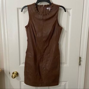 Faux suede dress 🍁